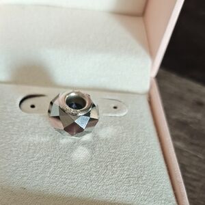 Faceted 💜 Sterling Silver Charm Bead